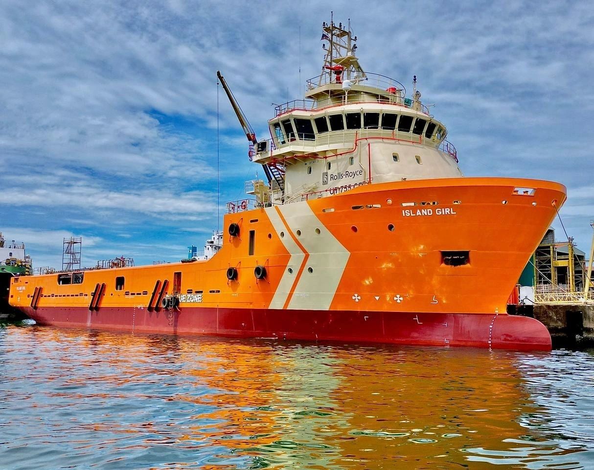 Naval vessel water spray harbor